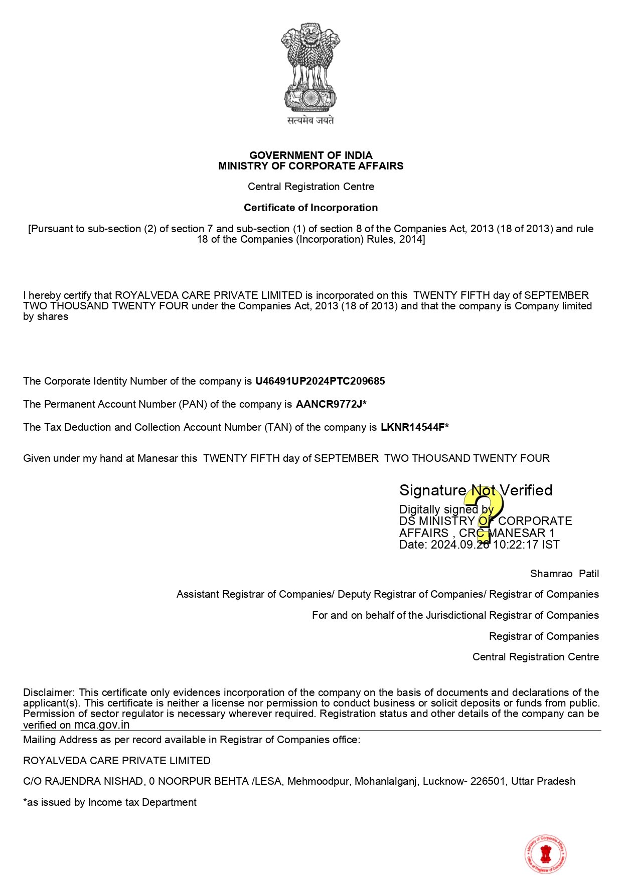 Certificate Image